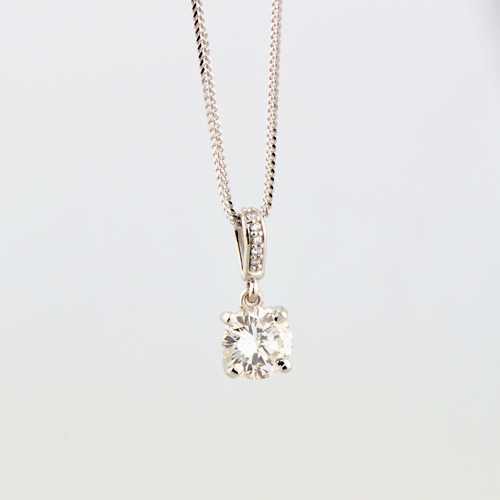 1.03ct Diamond Solitare Necklace